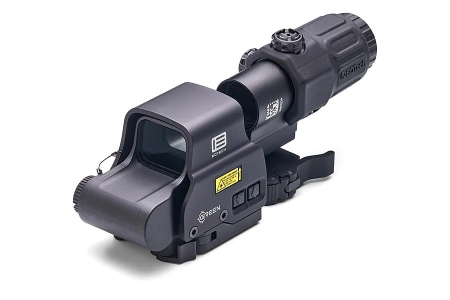 EOTech Holographic Hybrid Green Dot Sight with G33 Magnifier and STS Mount 